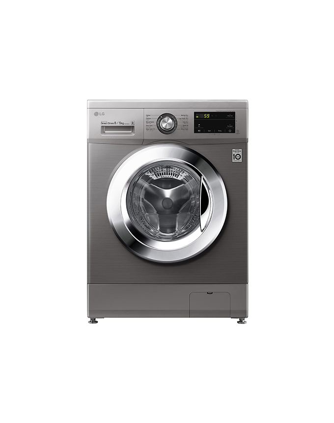 LG F4J3TMG5P Front Load Washing Machine (8/5 KG)