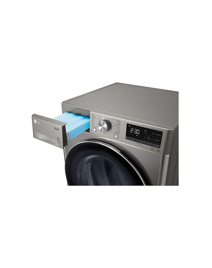 LG RH90V9PV8N Energy Saving Dryer, 9kg, Silver, Capable Drying with Dual Heat Pump - Image 4