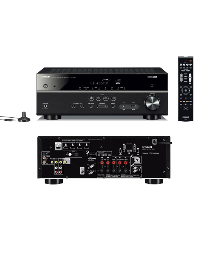 YAMAHA RX-V385 5.1-Channel 4K AV Receiver