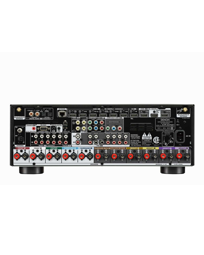 DENON AVR-X3700H (2020 Model) 9.2ch 8K AV Receiver with 3D Audio, Voice Control and HEOS® Built-in - Image 4
